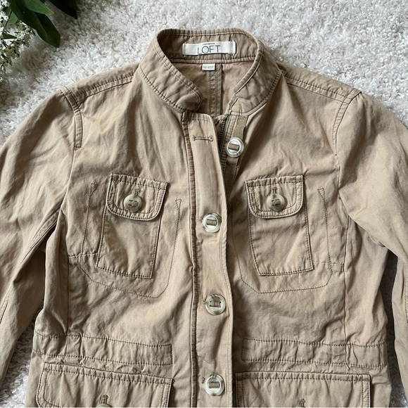 LOFT Tan Utility Jacket - Picture 4 of 10